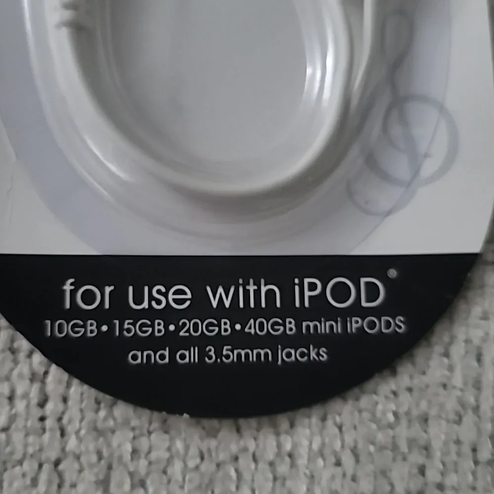 My Tunes Y audio Cable for use with iPOD